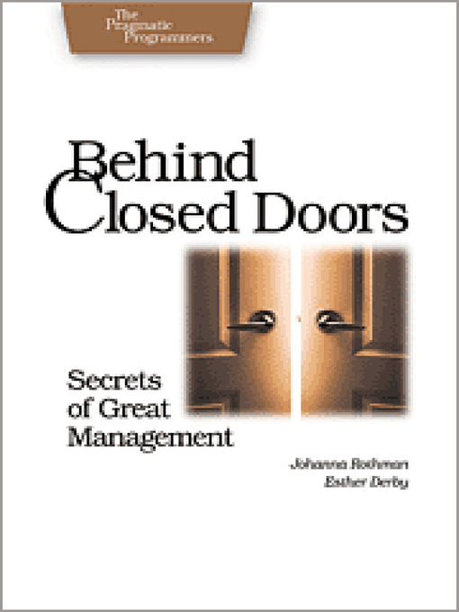 Cover image for Behind Closed Doors